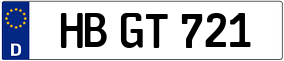 Truck License Plate
